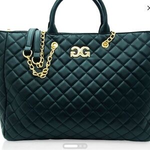 Gilda Paris Large Quilted Tote‎ Bag
Black
New with tags